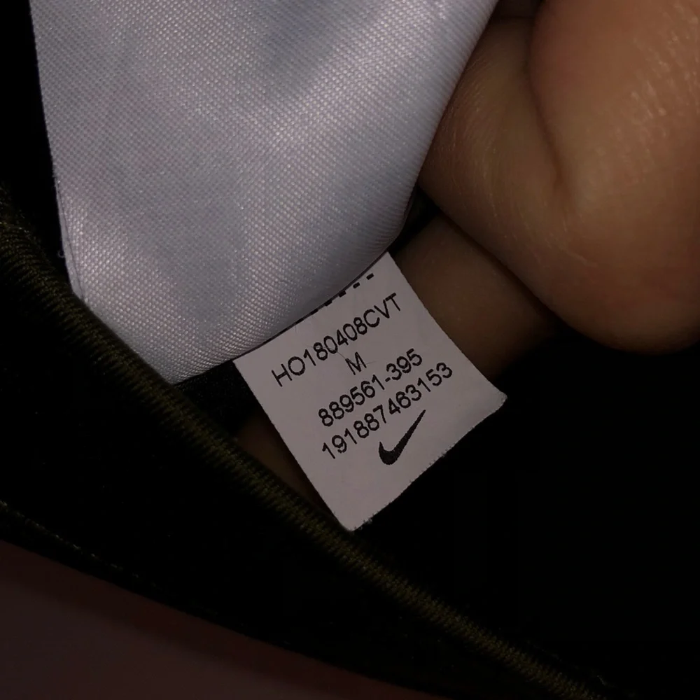 NIKE PRO khaki leggings size UK M - Picture 6 of 11